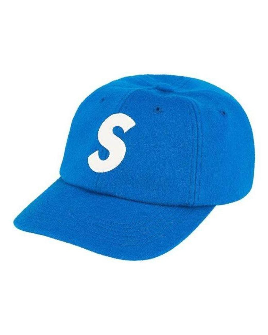 Supreme X Loro Piana Wool S Logo 6-Panel in Blue for Men | Lyst UK