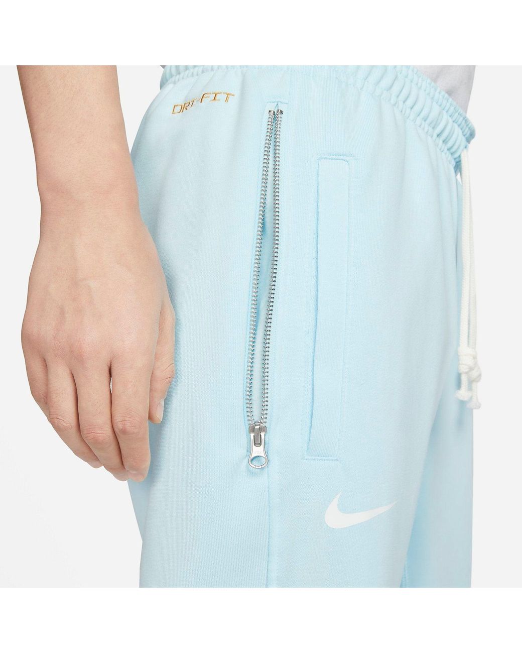 Nike Blue Ja Standard Issue Dri-Fit Basketball Joggers 'Glacier' for men