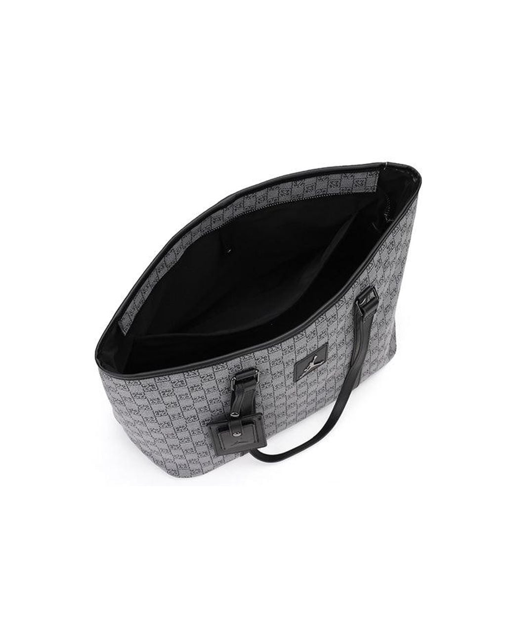 Nike Gray Monogram Tote Bag (32L) for men