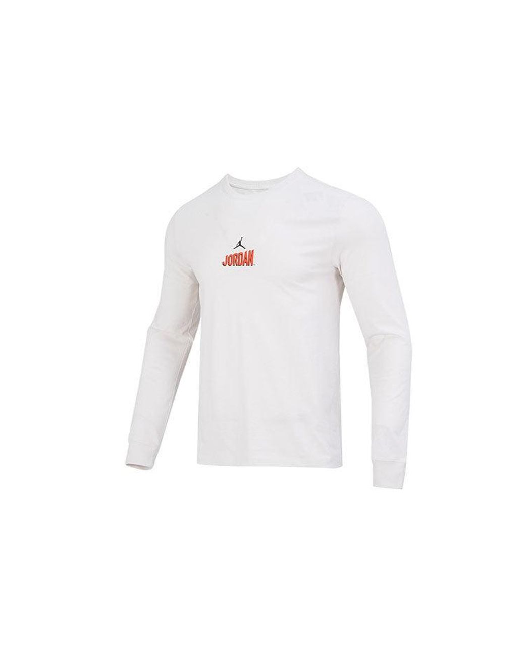 Nike White As M J Flt Mvp Ls Crew Logot for men