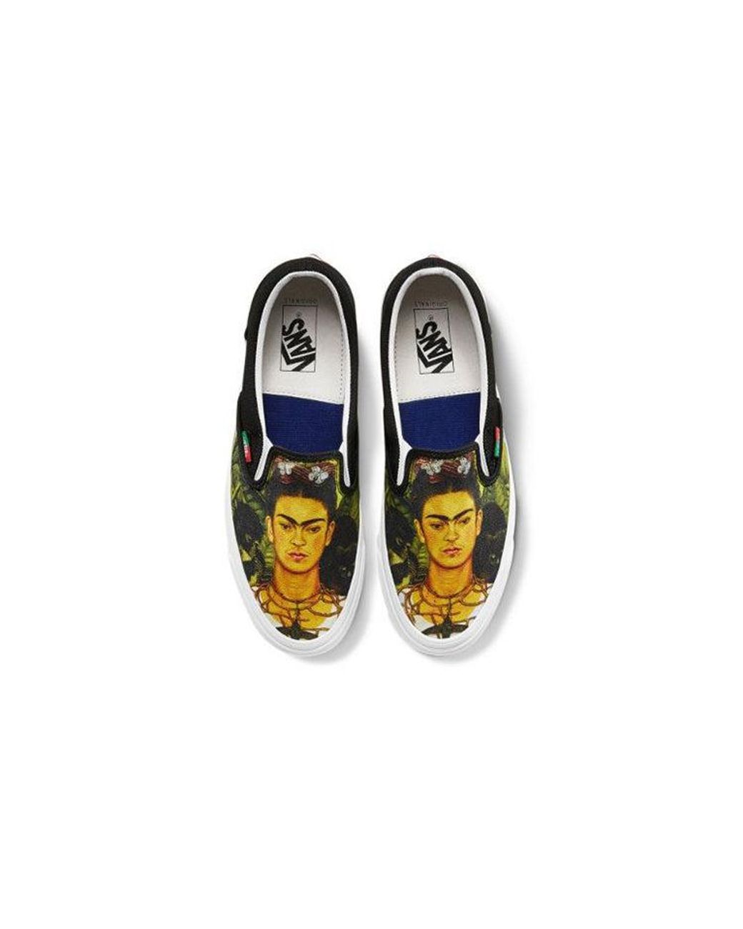 Vans Black Frida Kahlo X Og Slip-On Lx 'Self-Portrait' for men