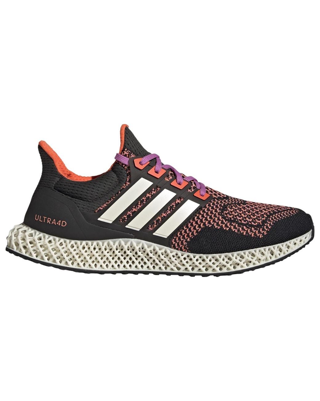 Adidas Brown Ultra 4D Running Shoes 'Zero Metalic' for men