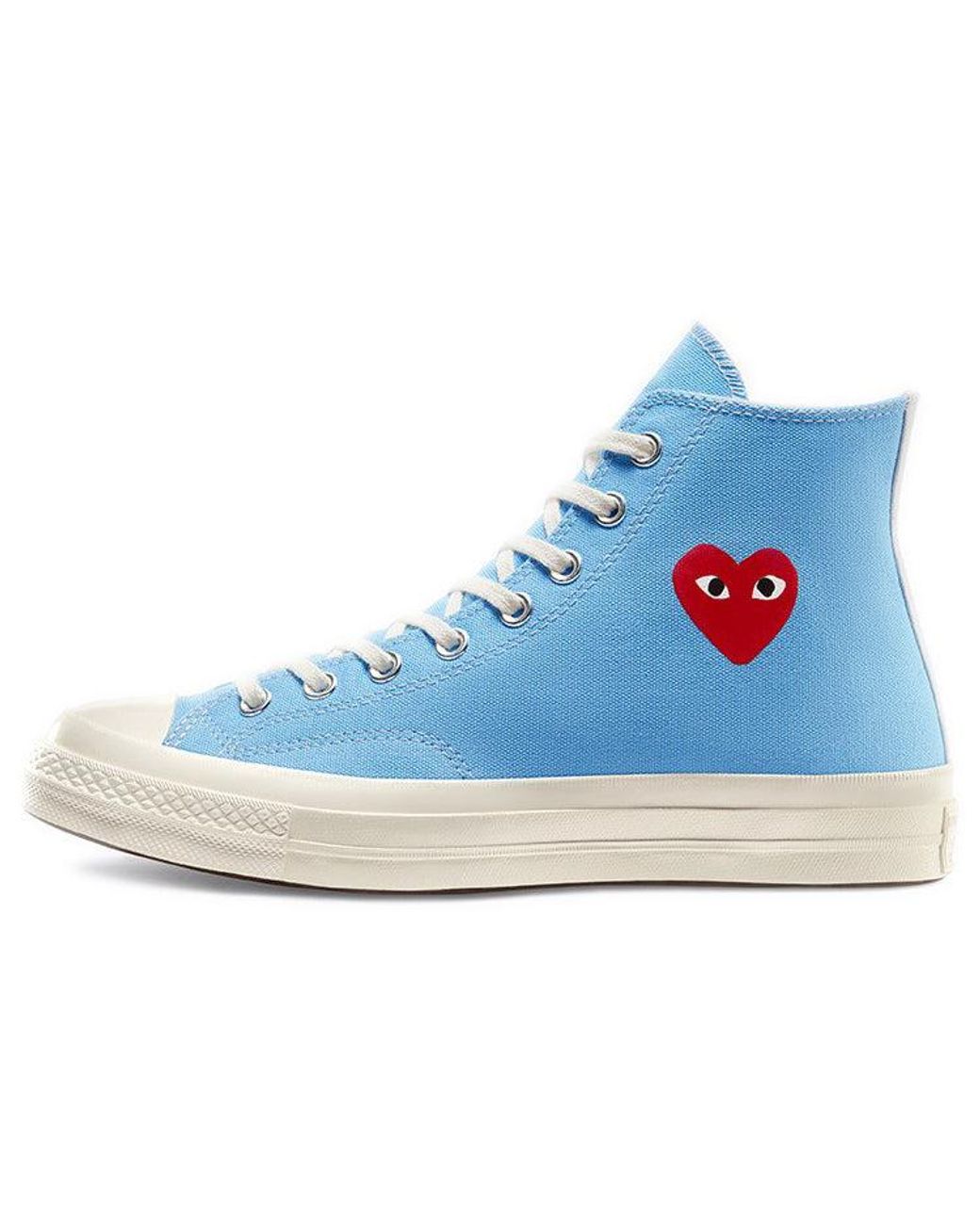 Converse Blue X Comme Des Garcons Play Chuck 70 High 'Bright' for men
