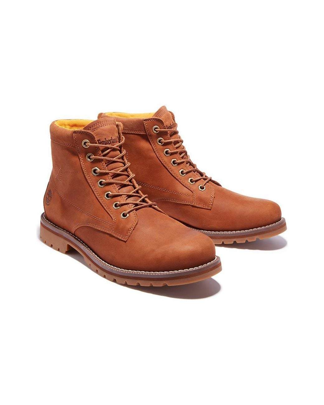 Timberland Brown Redwood Falls Waterproof 6 Inch Boot 'Rust Full Grain' for men