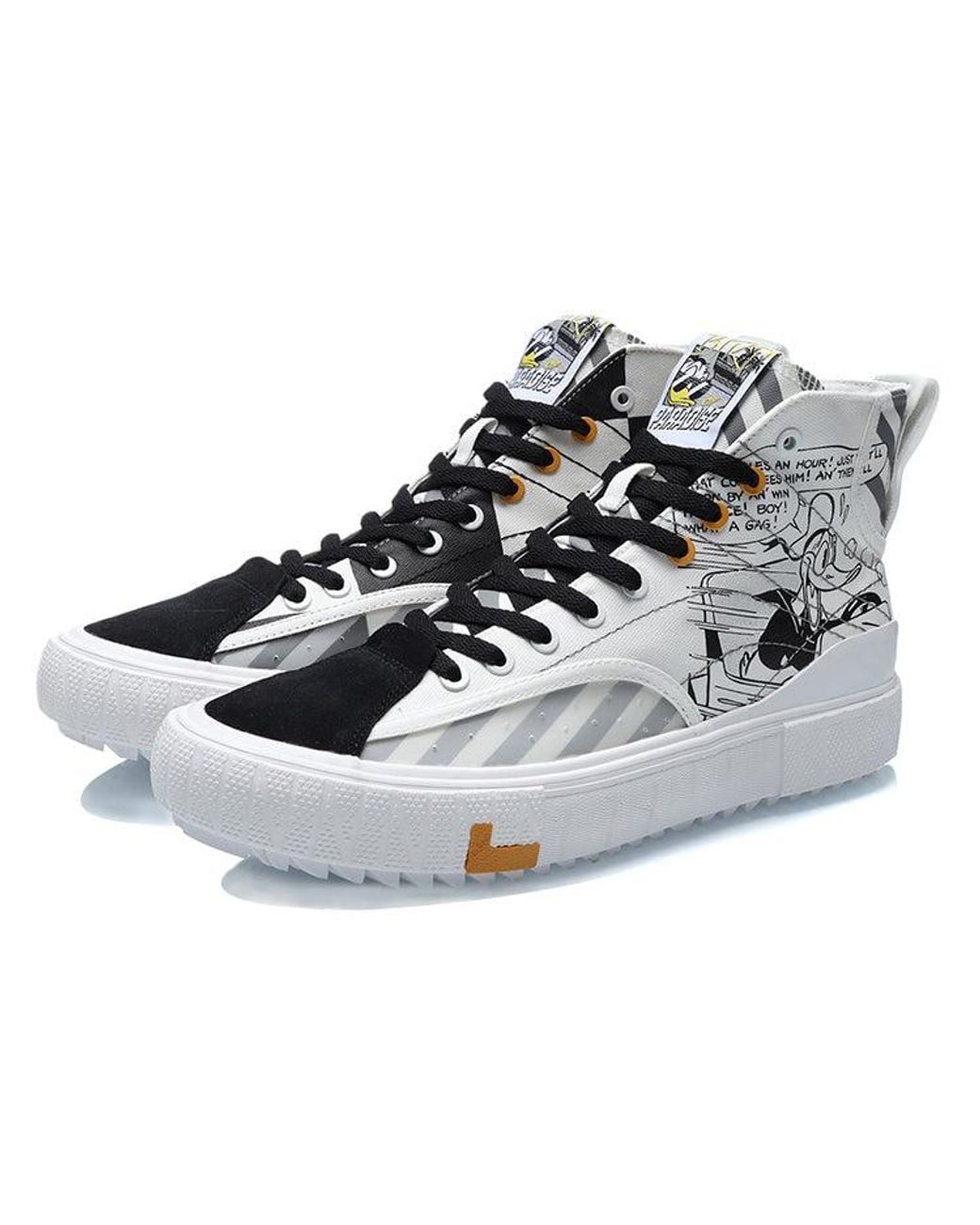Li-ning White Classic Canvas Hi X Disney for men
