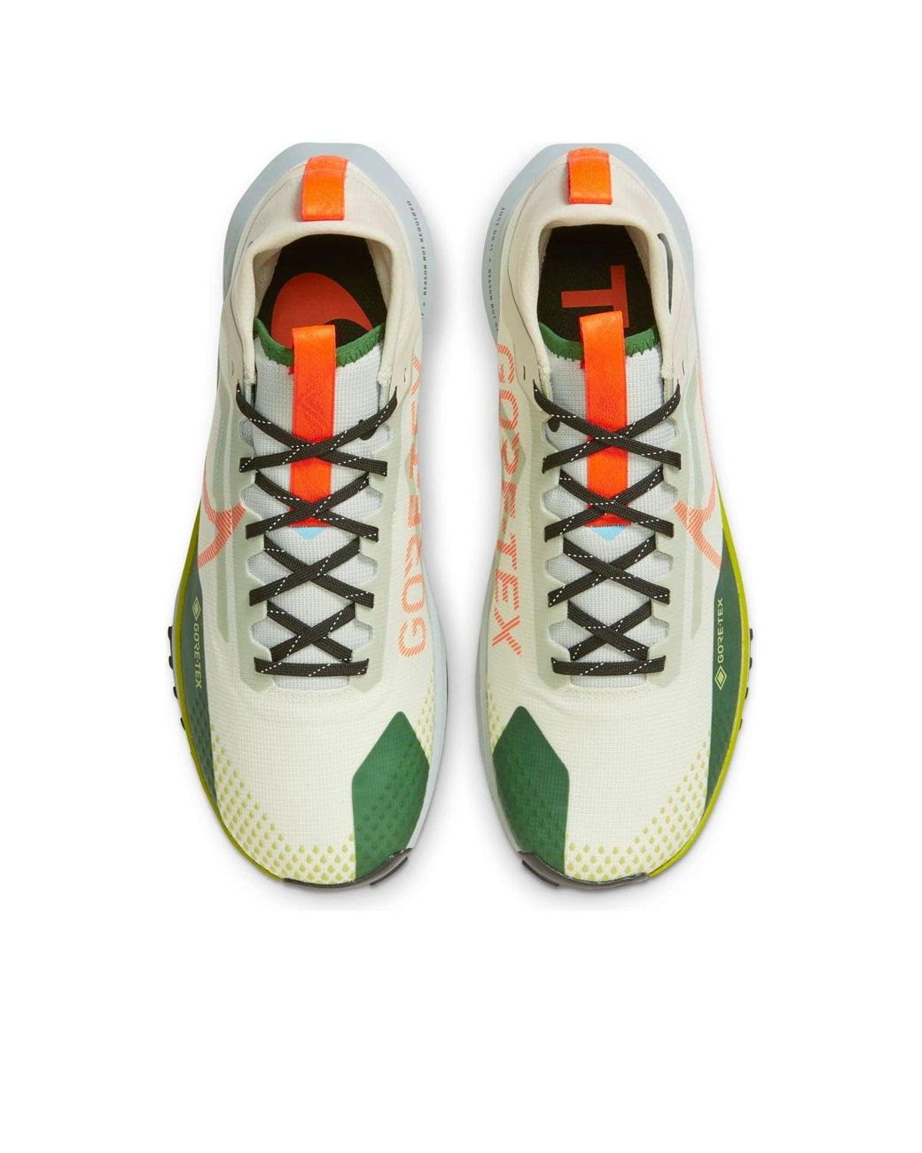 Nike White React Pegasus Trail 4 Gtx 'Coconut Milk Safety' for men