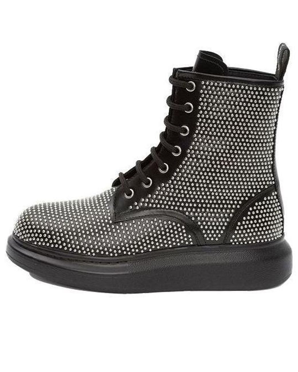 McQueen Black (Wmns) Hybrid Lace Up Boot