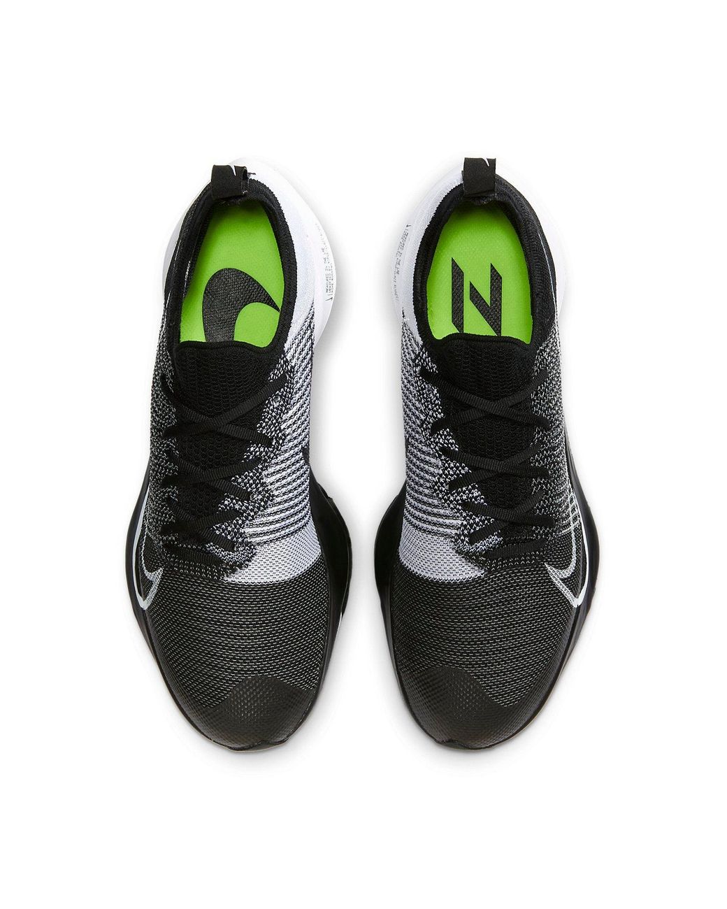 Nike Black Air Zoom Tempo Next% Flyknit Volt' for men