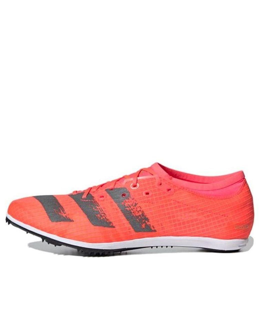 Adidas Red Adizero Ambition Spikes for men