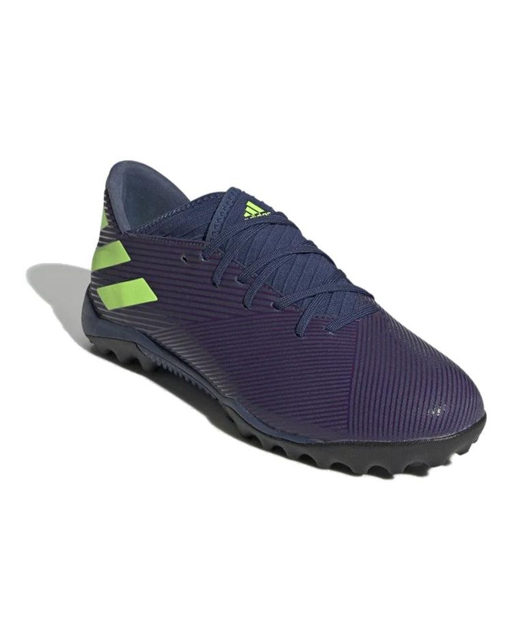 Adidas Blue Nemeziz Messi 19.3 Tf Turf 'tech Indigo' Purple Green for men