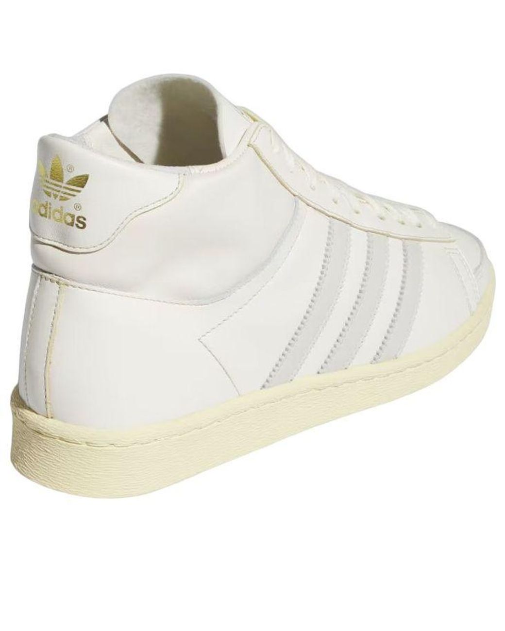 Adidas White Jabbar High 'Off Orbit' for men