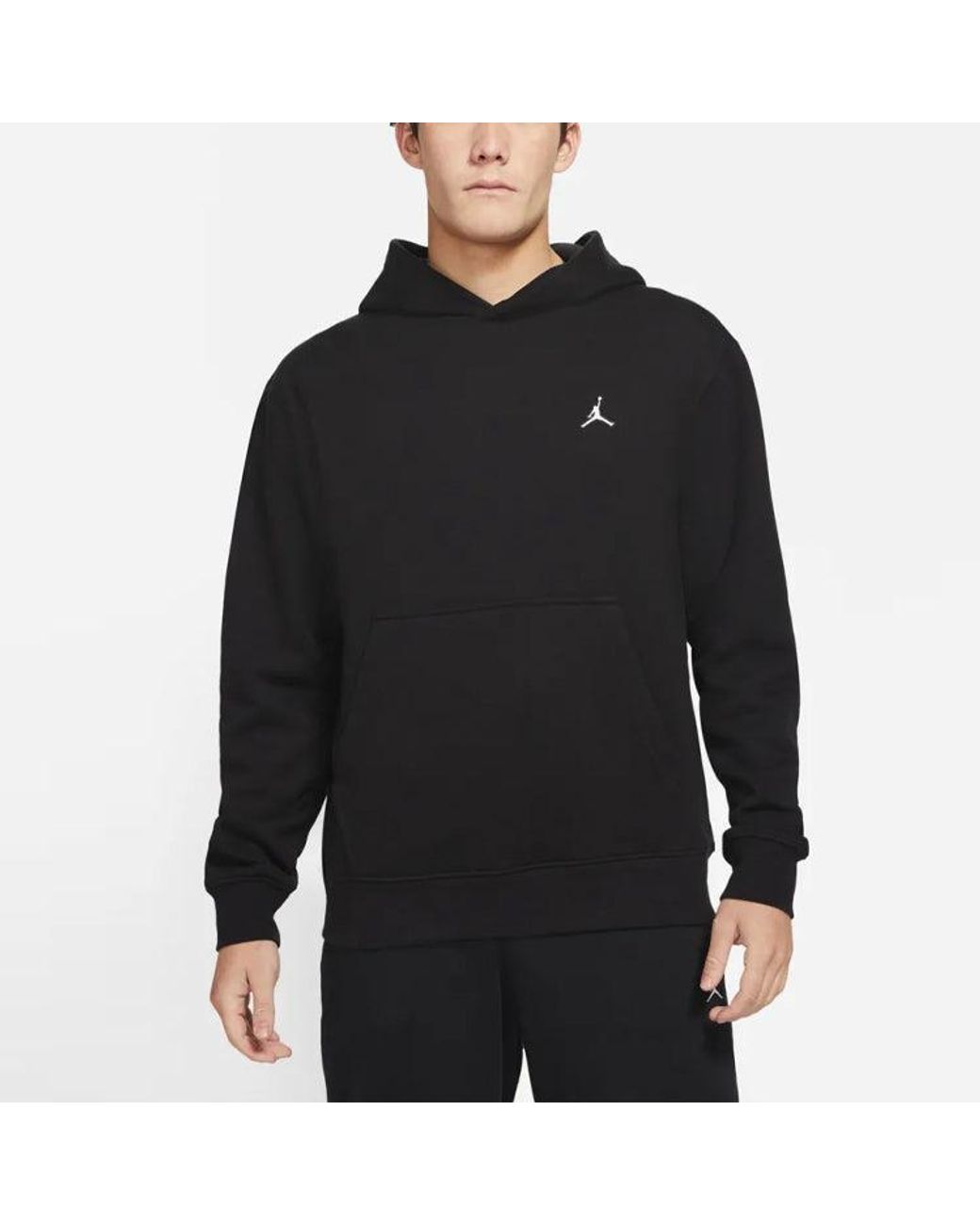 Nike Blue Logo Fleece Pullover Hoodie for men