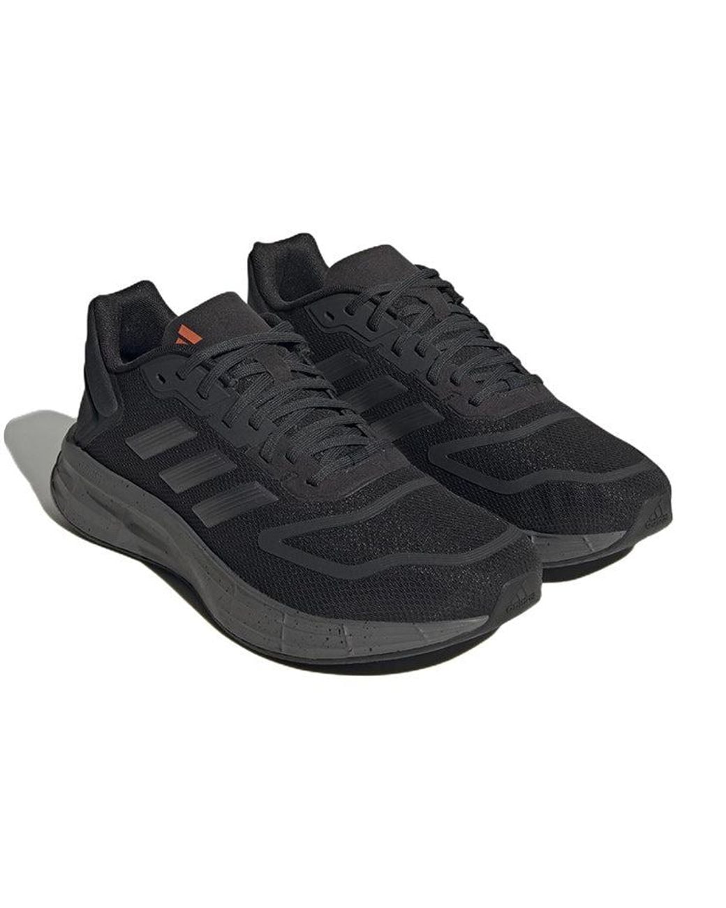 Adidas Black Duramo 10 'Carbon Solar' for men