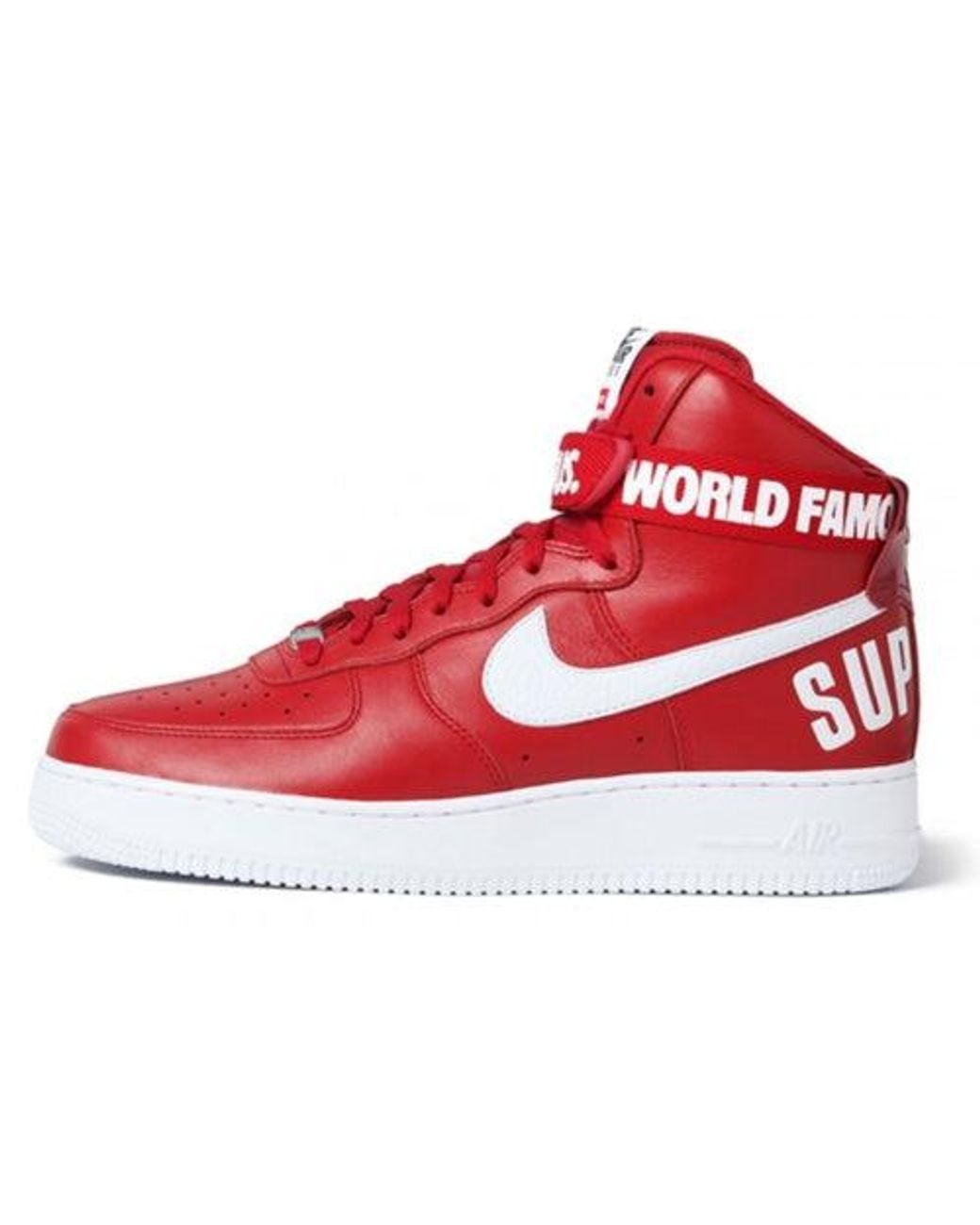 Nike Red Air Force 1 High Supreme Sp Shoes for men