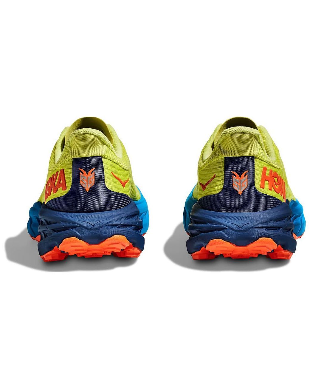 Hoka One One Blue Speedgoat 5 'Citrus Glow Evening Primrose' for men