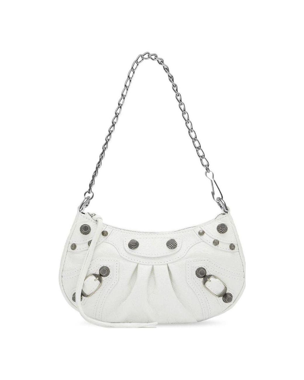 Balenciaga White (Wmns) Le Cagolele Cagole Mini Bag With Chain