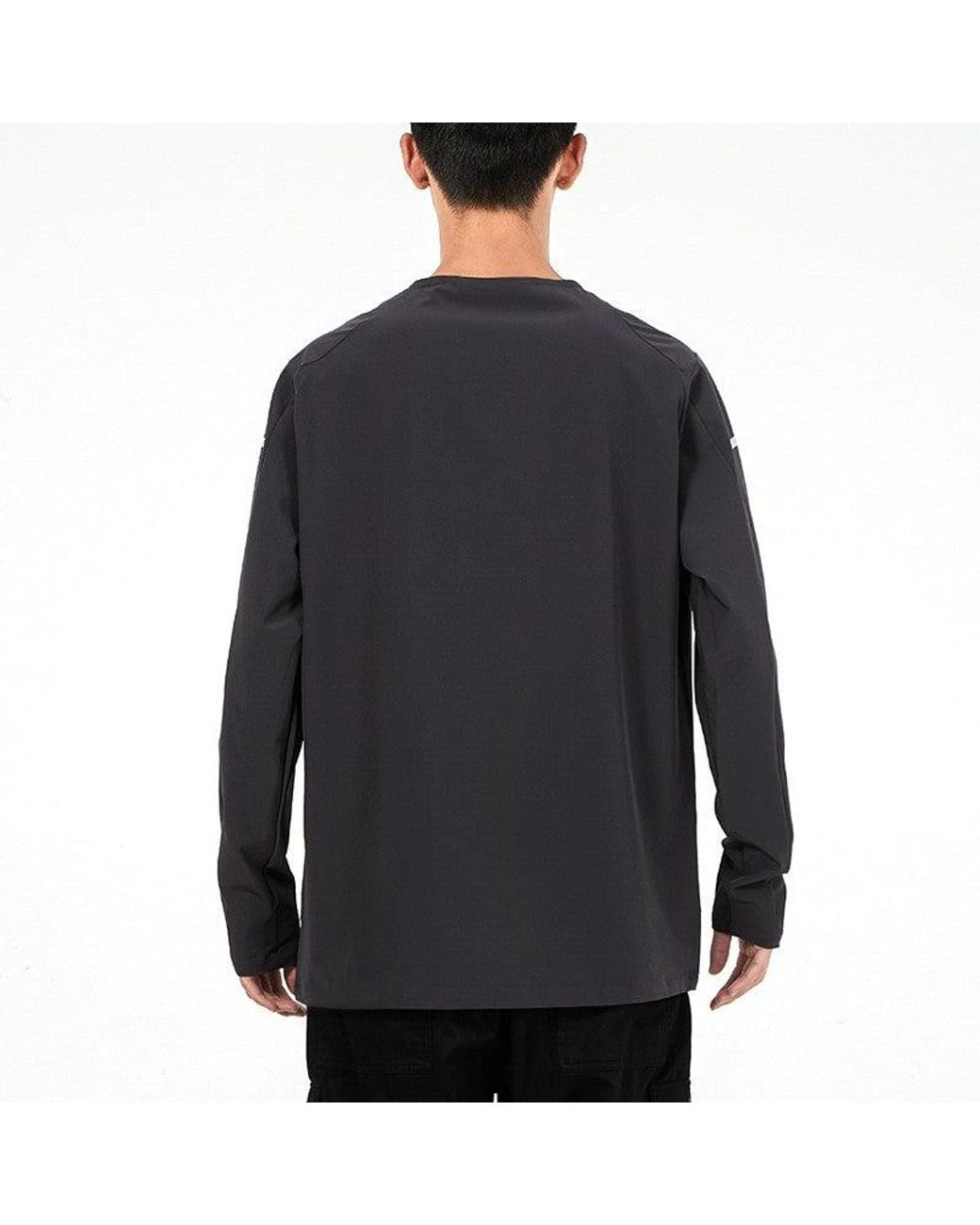 PUMA Black Running Training Loose Breathable Long Sleeves for men
