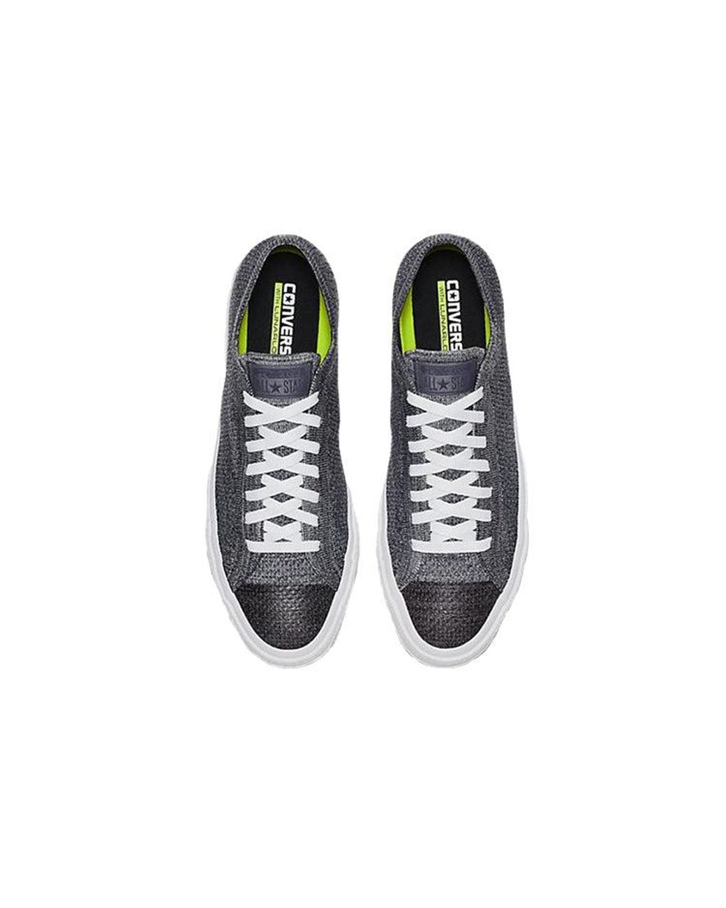 Converse Blue Nike X Chuck Taylor All Star Flyknit Low 'Light Carbon' for men