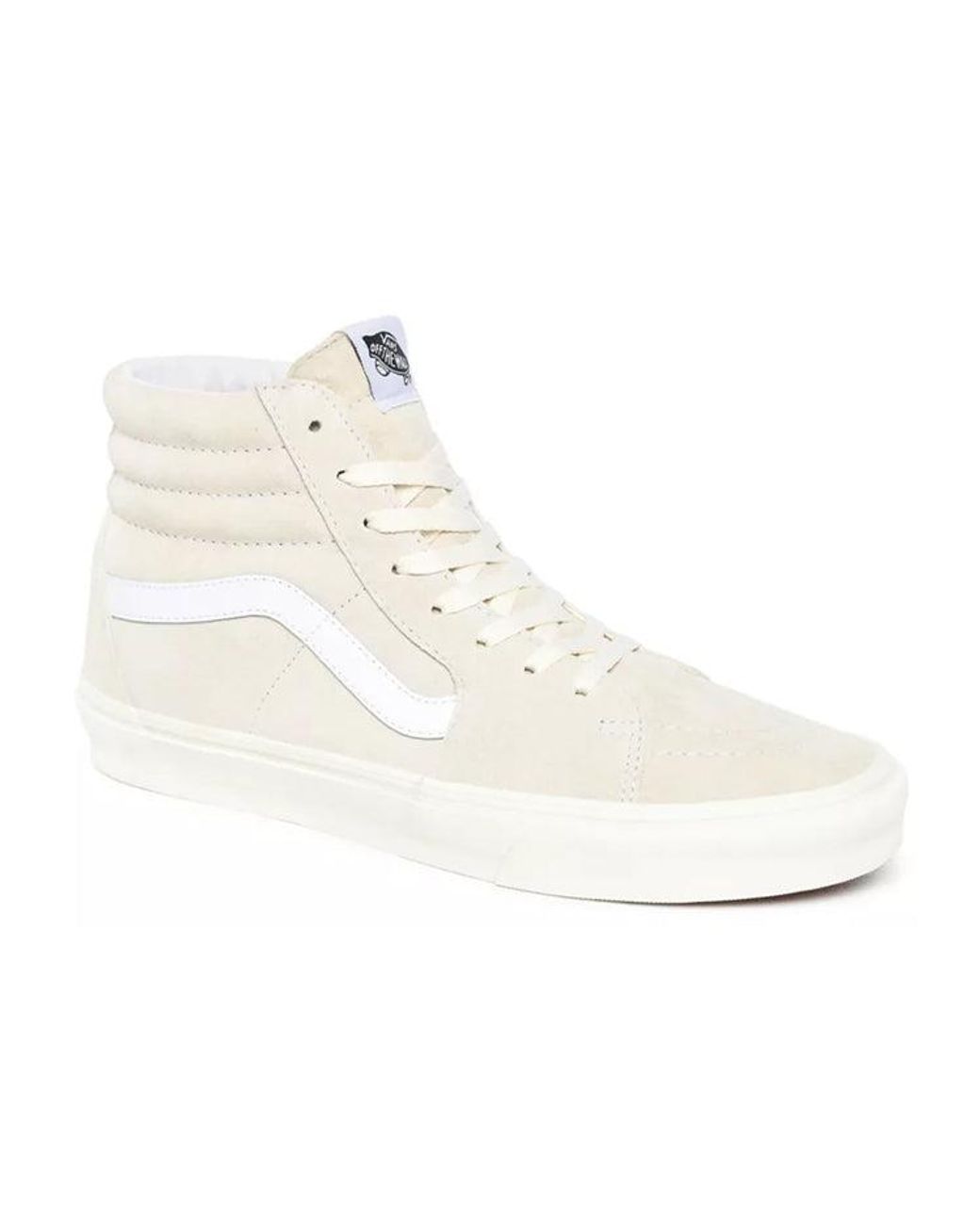 Vans White Sk8-Hi 'Pig Suede for men