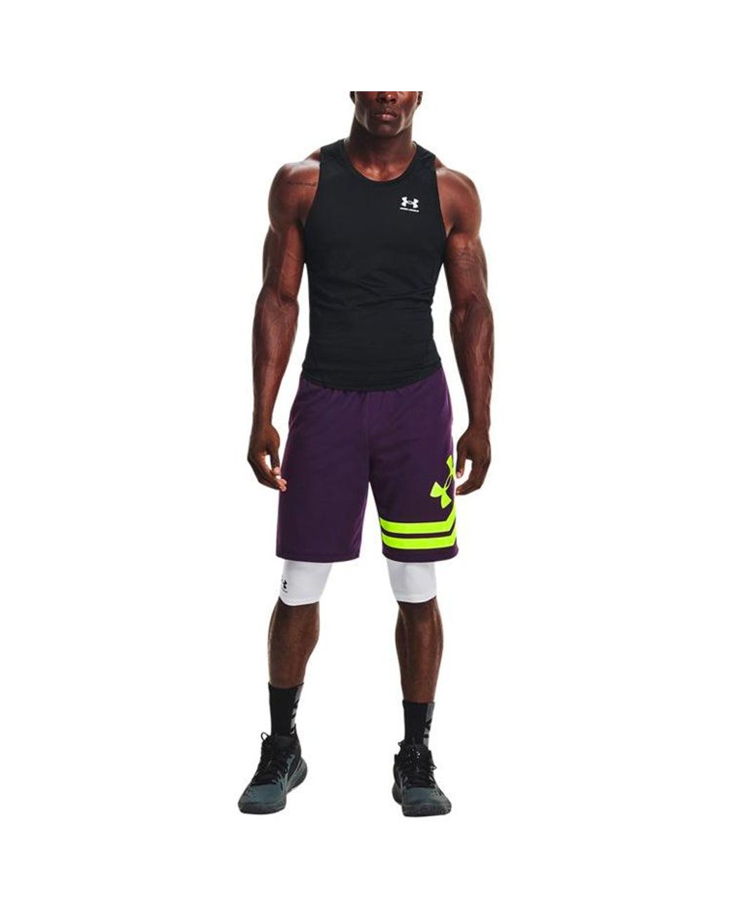 Under Armour Black Heatgear Compression Tank for men