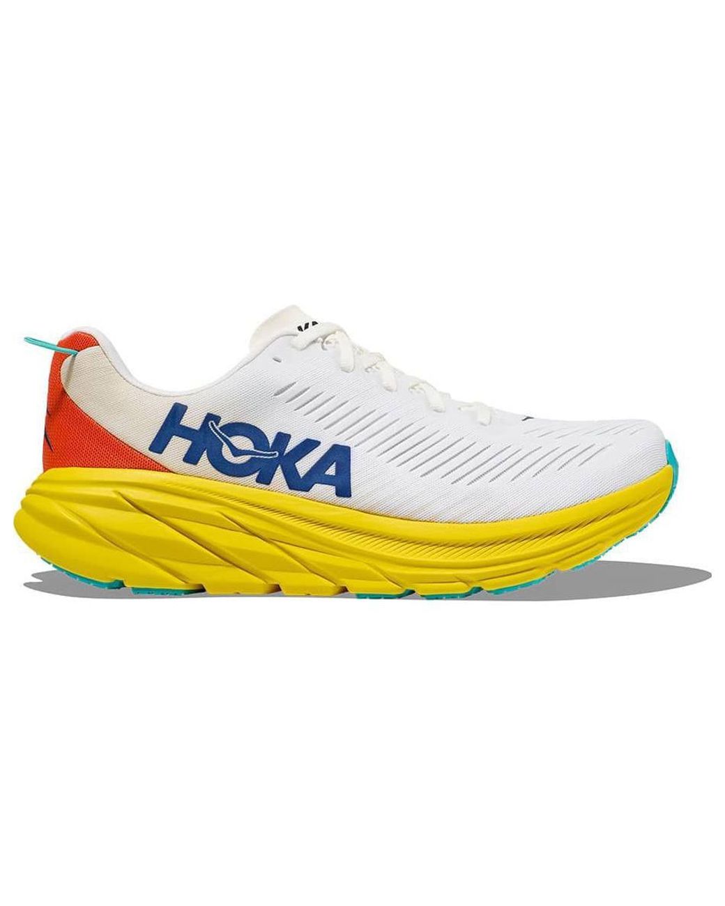 Hoka One One Yellow Rincon 3 Eggnog' for men