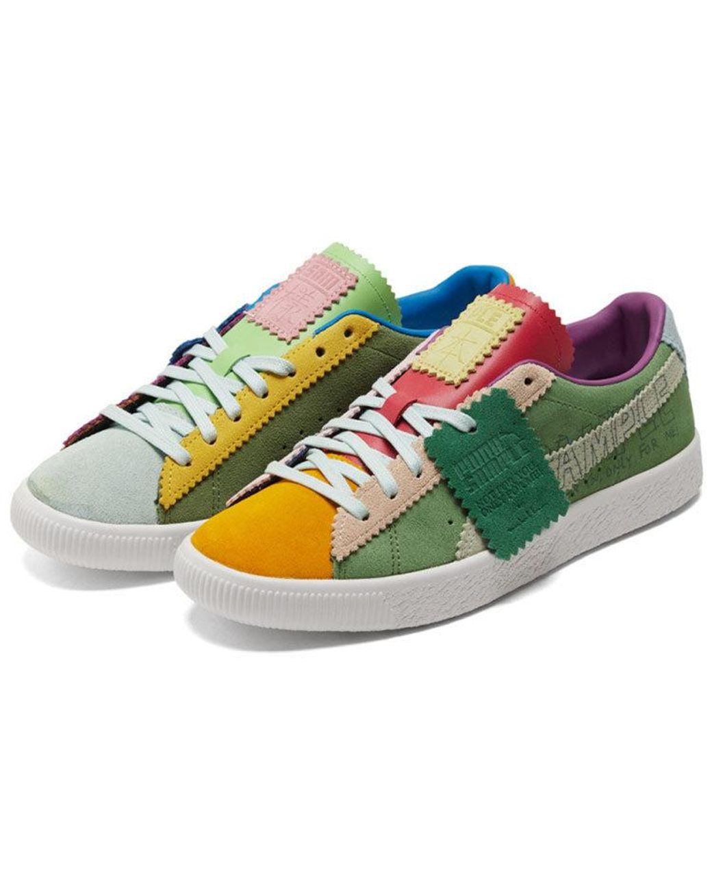 PUMA Green Michael Lau X Suede Vintage Q2 'Multi' for men