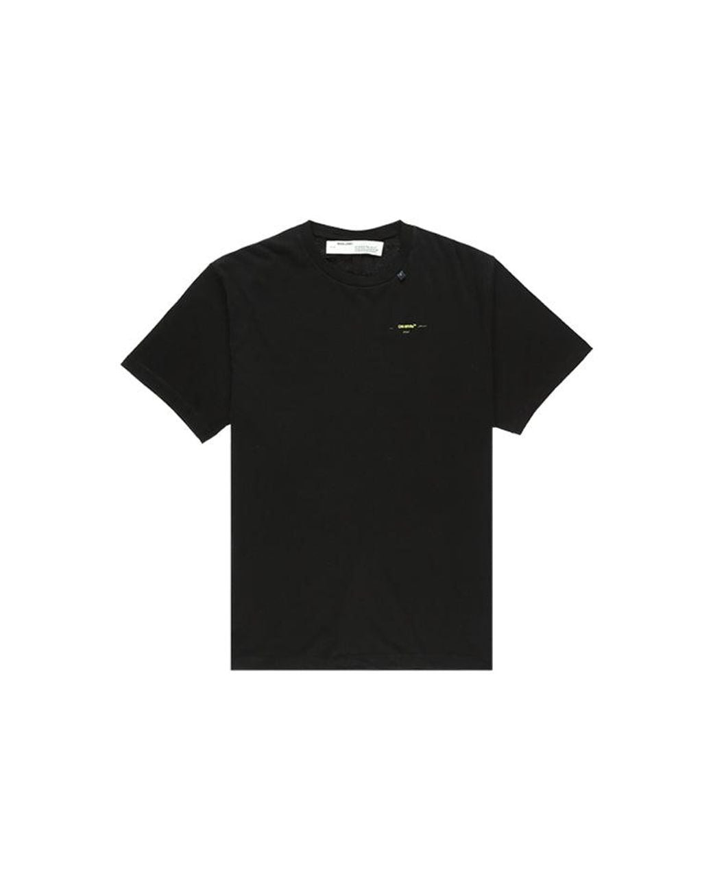 Off-White c/o Virgil Abloh Black Arrows Sketch Short Sleeve Loose Stripe for men