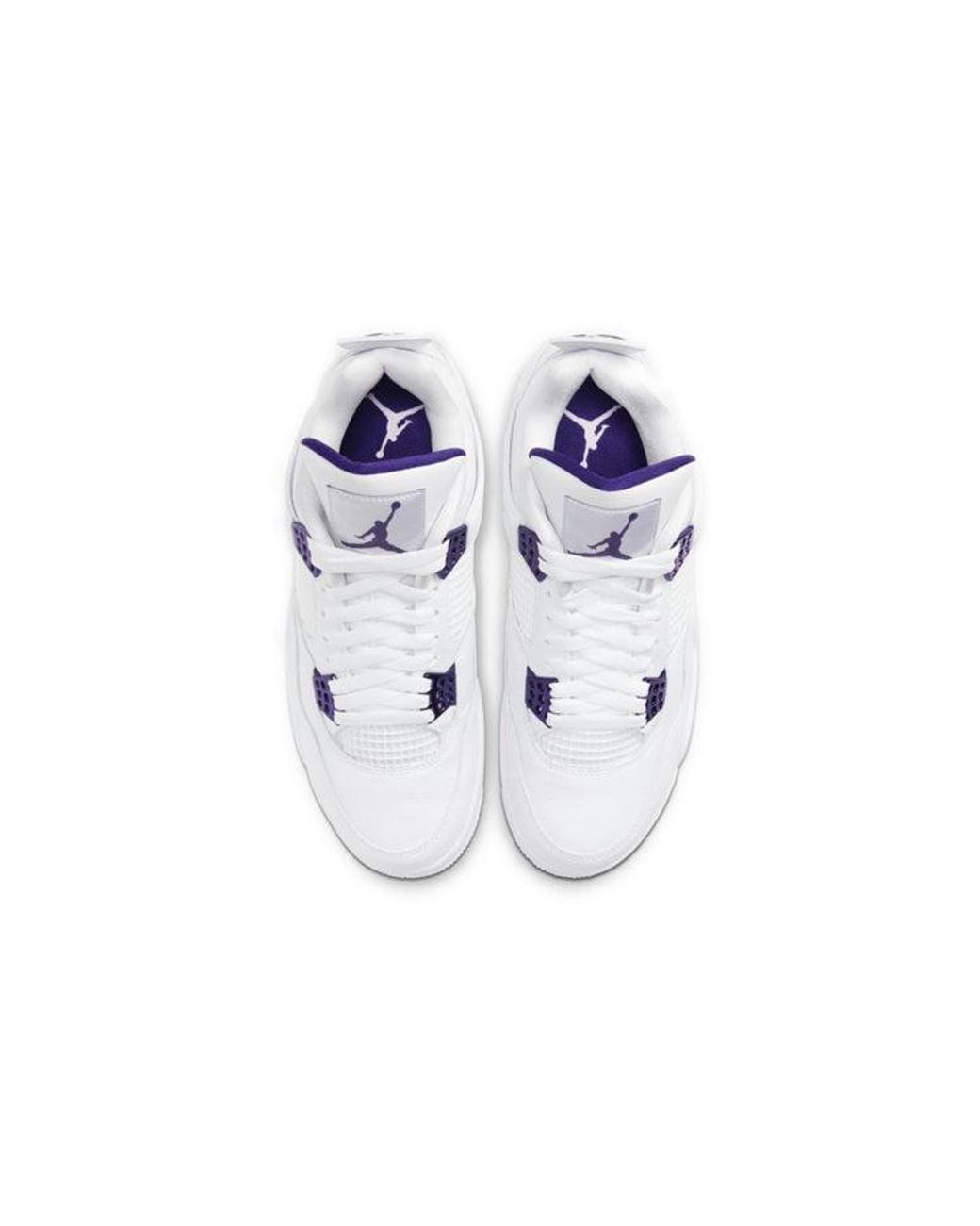 Nike White 4 Retro Metallic' for men