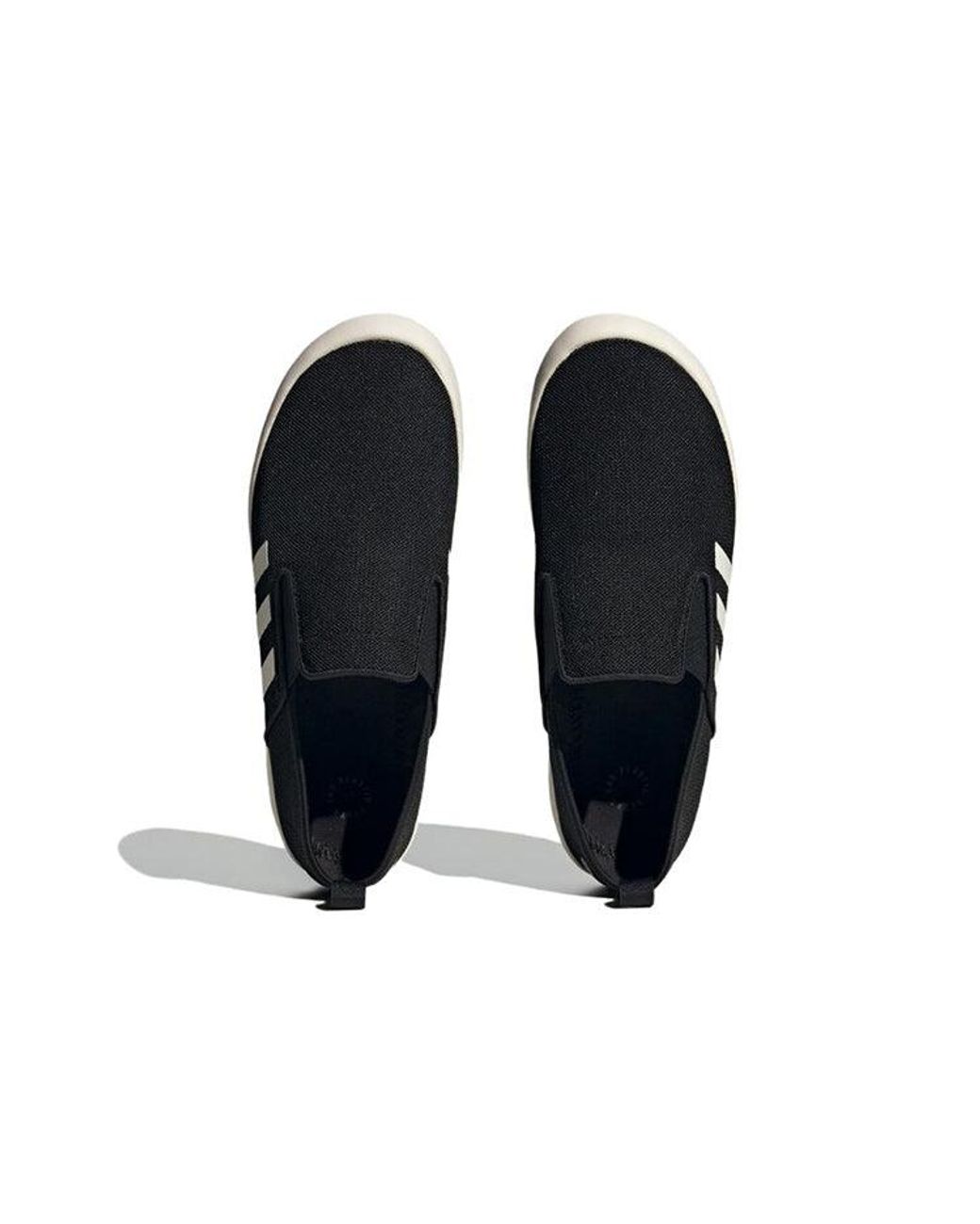 Adidas Black Terrex Boat Slip-On Shoes for men