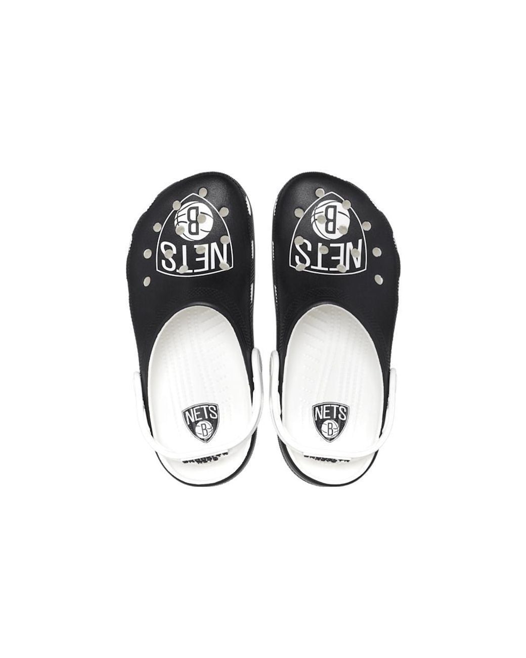 CROCSTM Black Brooklyn Nets Classic Clogs for men