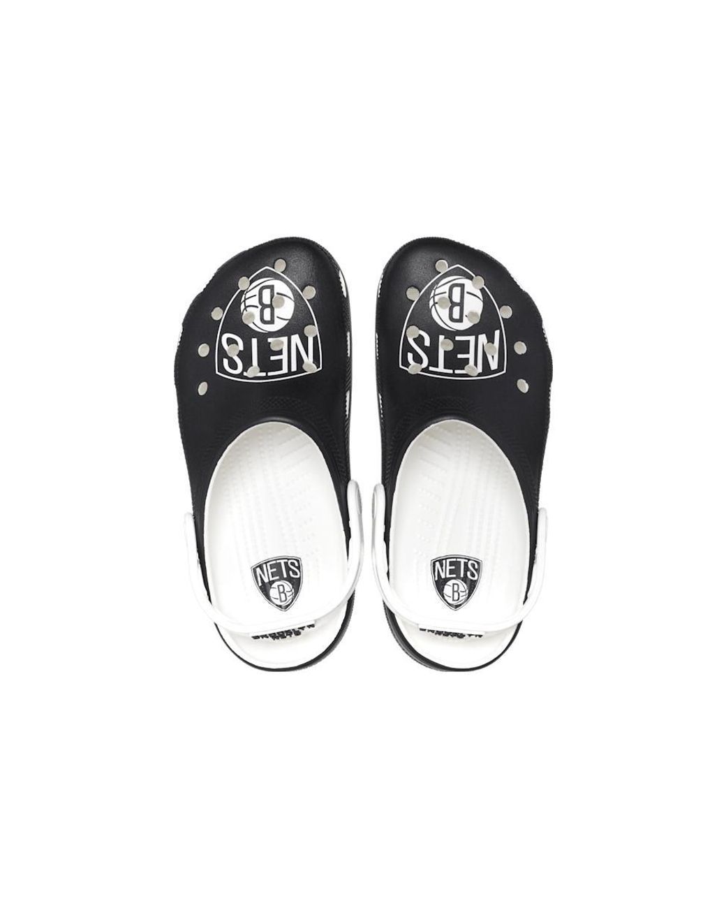CROCSTM Black Brooklyn Nets Classic Clogs for men