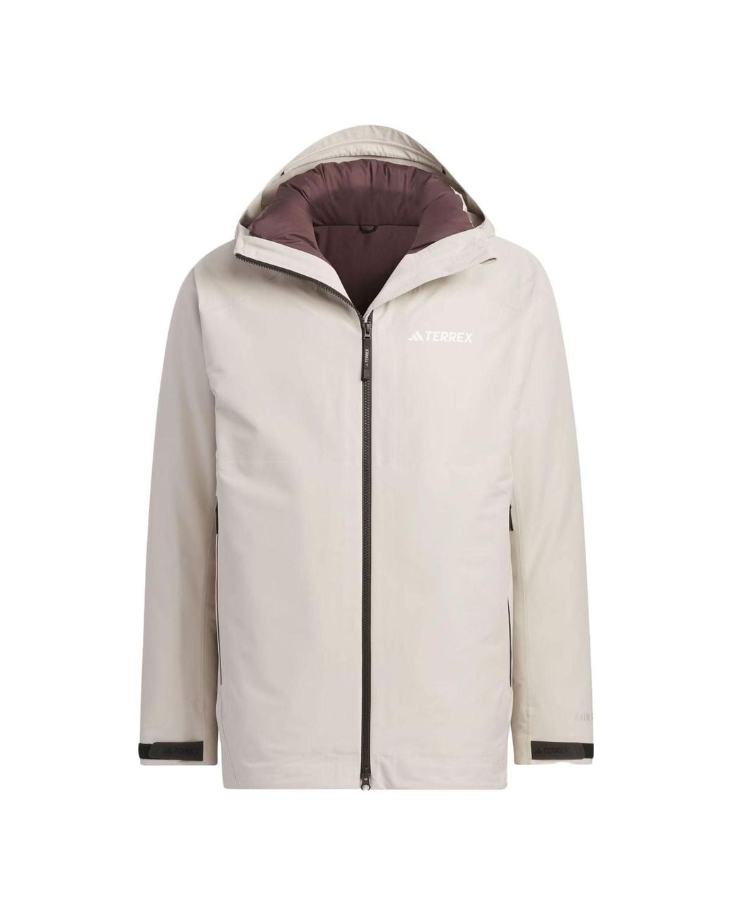 Adidas Gray Terrex 3-In-1 Rain.Rdy Reversible Jacket for men