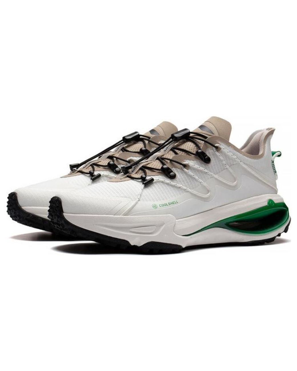 Li-ning White Yijie Hiking Shoes Tan' for men