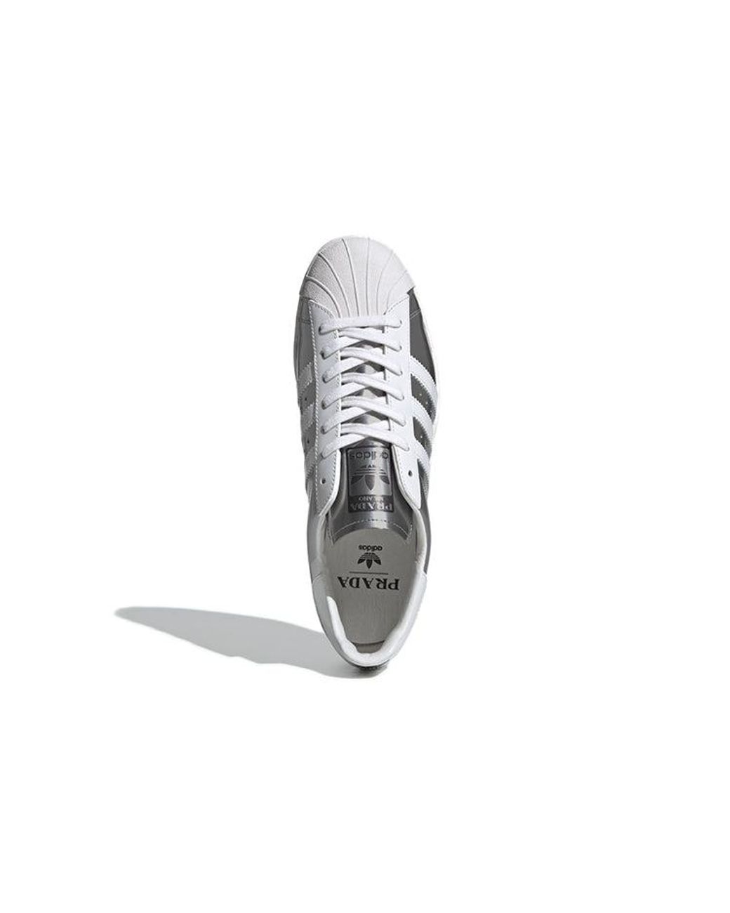 adidas gazelle silver green womens PRADA x ADIDAS Size 10 -Luna Rossa 21- White Rubber Lace-Up Sneakers  Sui  Generis Designer Consignment