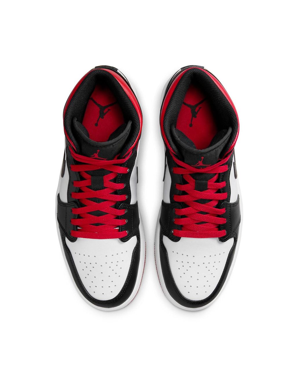 jordan 1 mens red and black