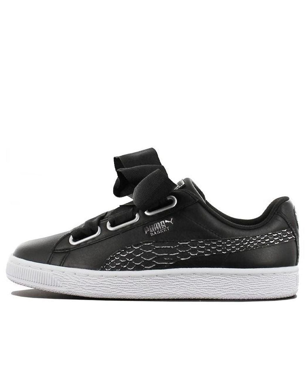 PUMA Black (Wmns) Basket Heart Oceanaire