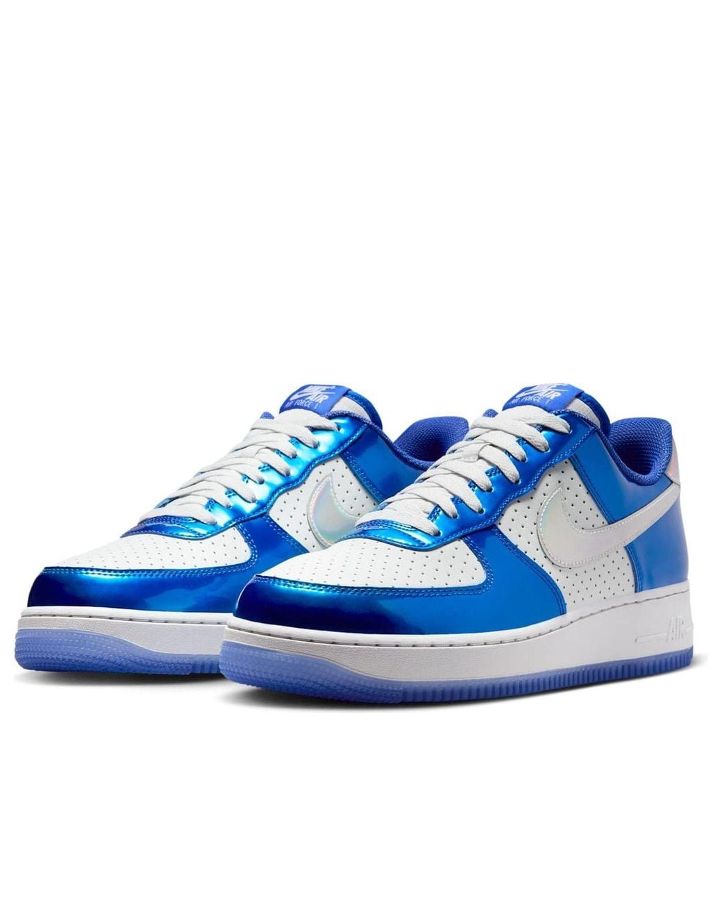 Nike Blue Air Force 1 '07 Lv8 "Light Photo Photon Dust Racer Multi-Color" Hv5751 435" for men