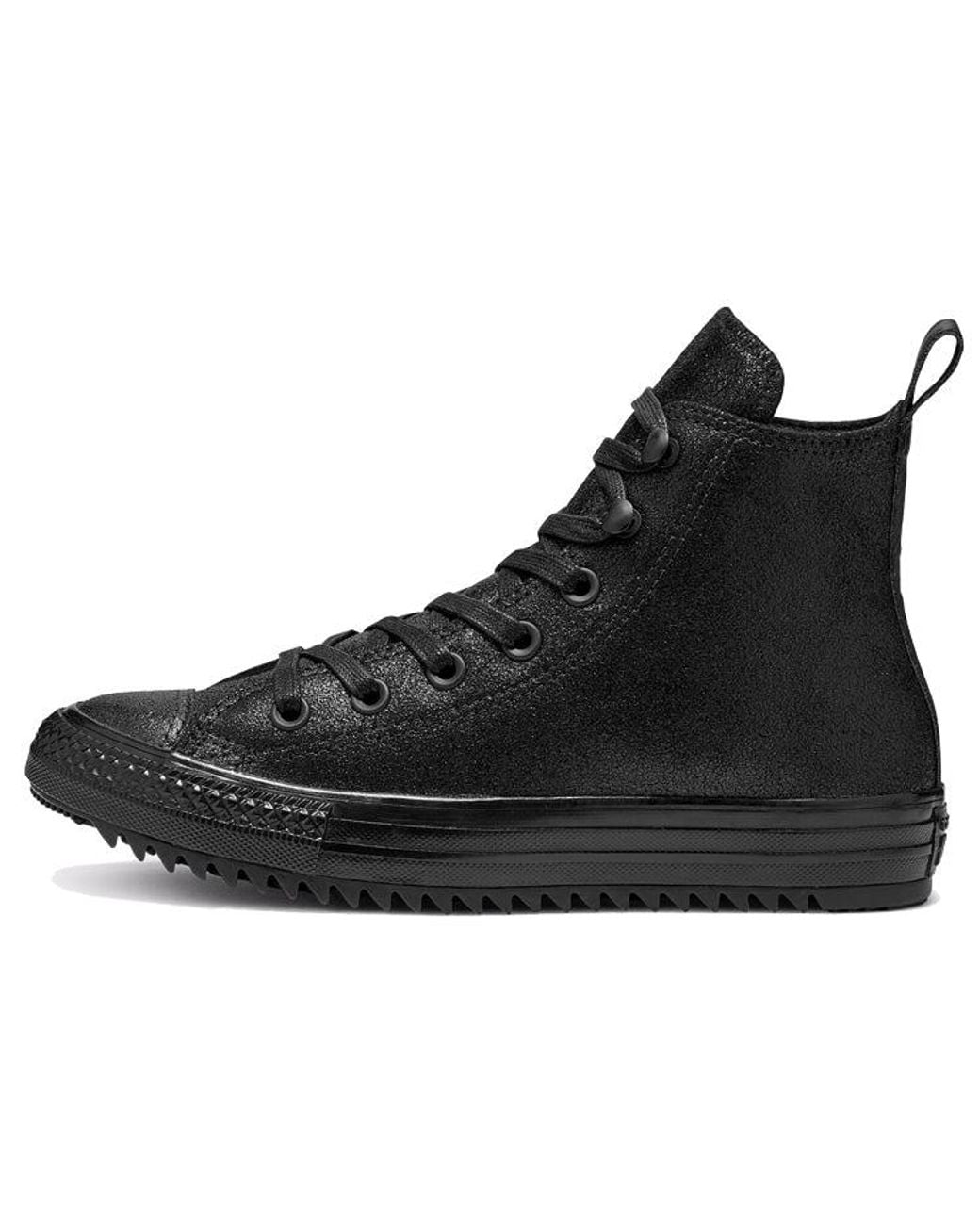 Converse Black (Wmns) Space Mountain Hiker Chuck Taylor All Star High Top Suede Samurai