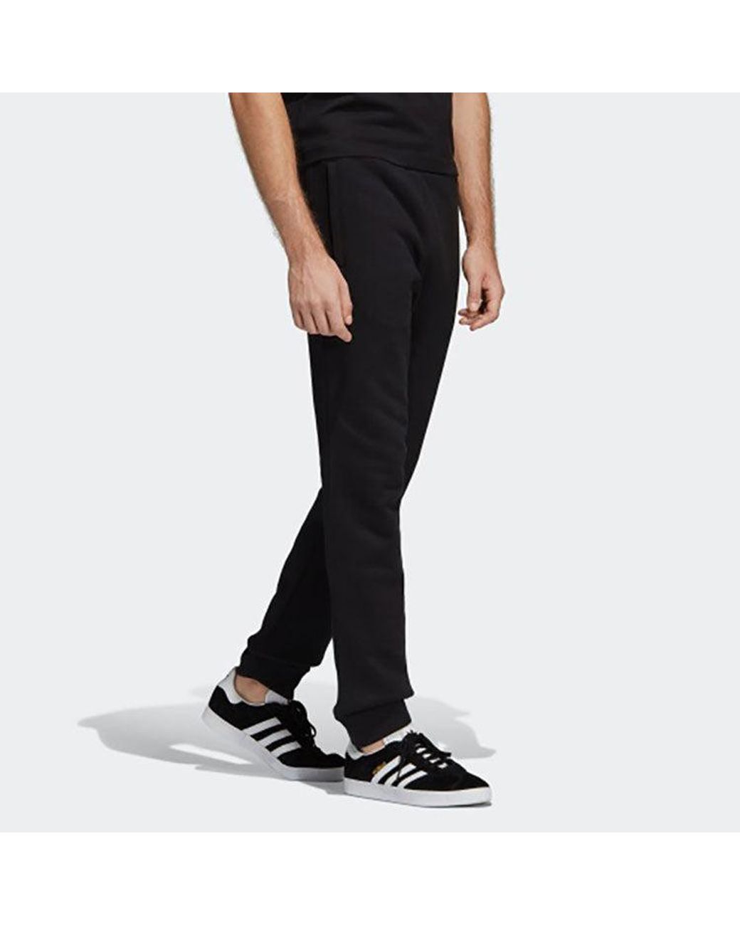 Adidas Black Originals Trefoil Pants For for men