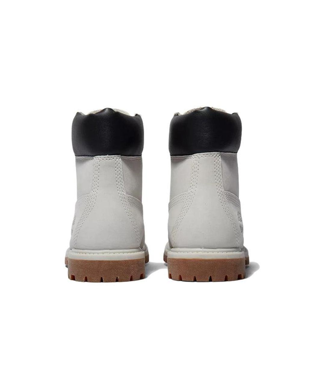 Timberland Black (Wmns) Premium 6 Inch Waterproof Boots 'Light Nubuck'