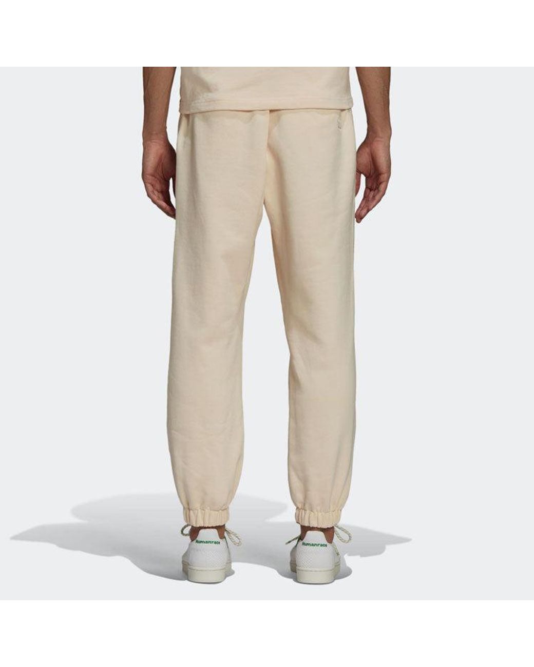 Adidas Natural Originals X Pharrell Williams Crossover Solid Color Knit Bundle Feet Sports Pants for men