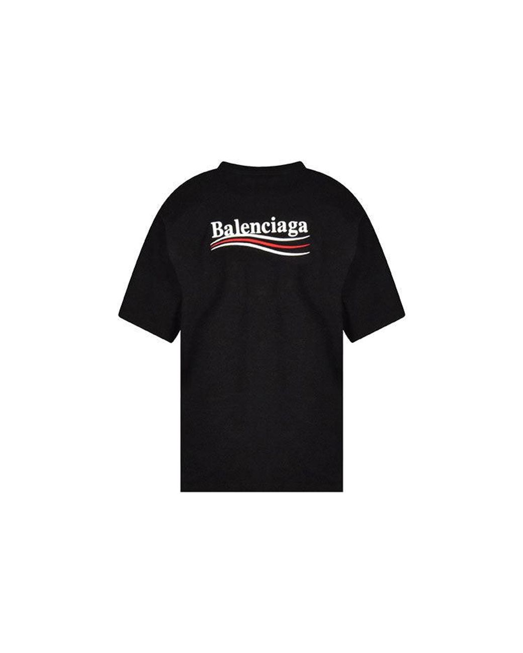 Balenciaga Black Political Campaign T-Shirt Large Fit for men
