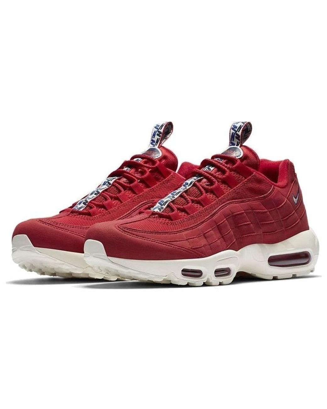 Nike Red Air Max 95 Tt Pull Tab 'Gym' for men