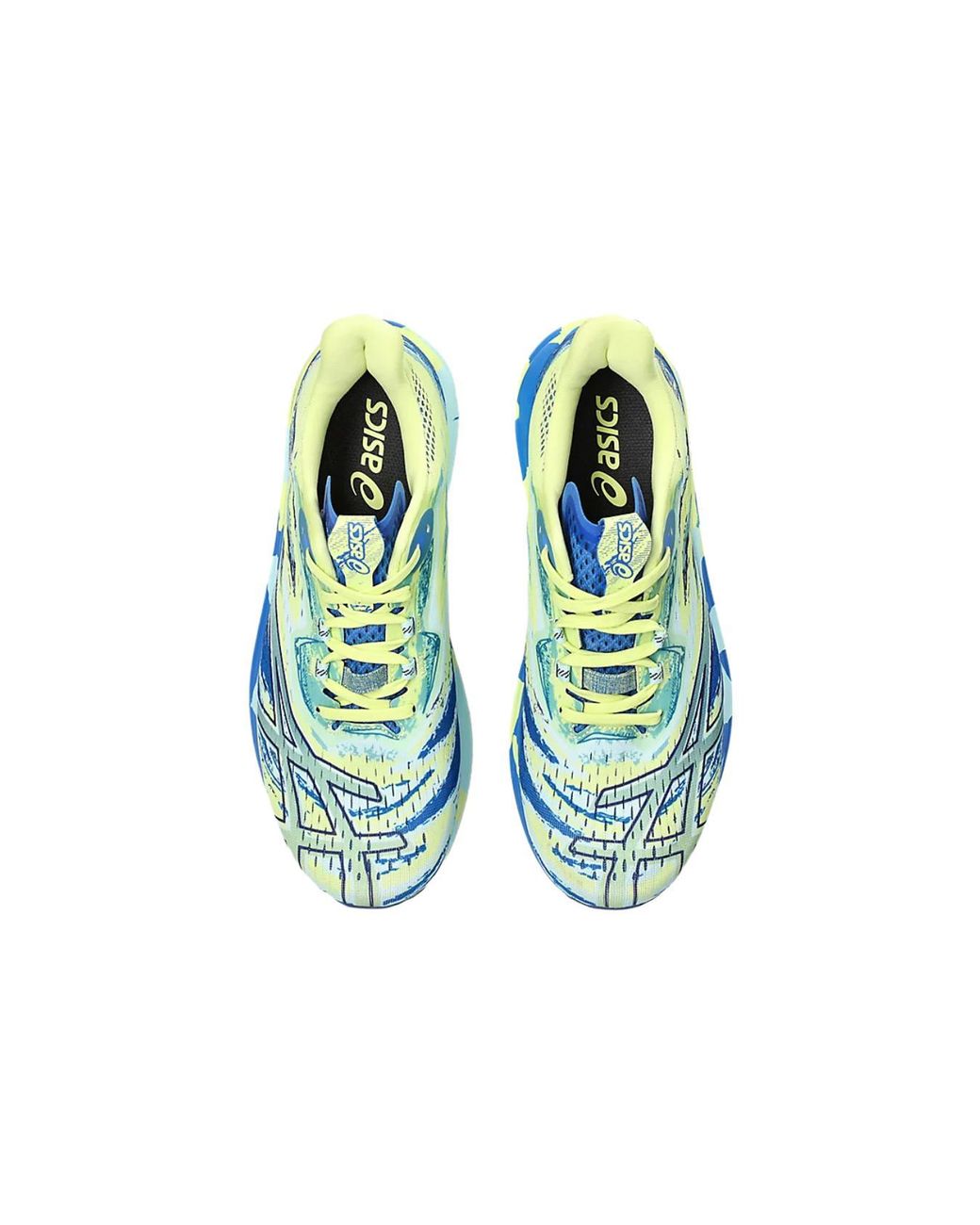 Asics Blue Noosa Tri 15 (Waterscape/Electric Lime) Shoes for men