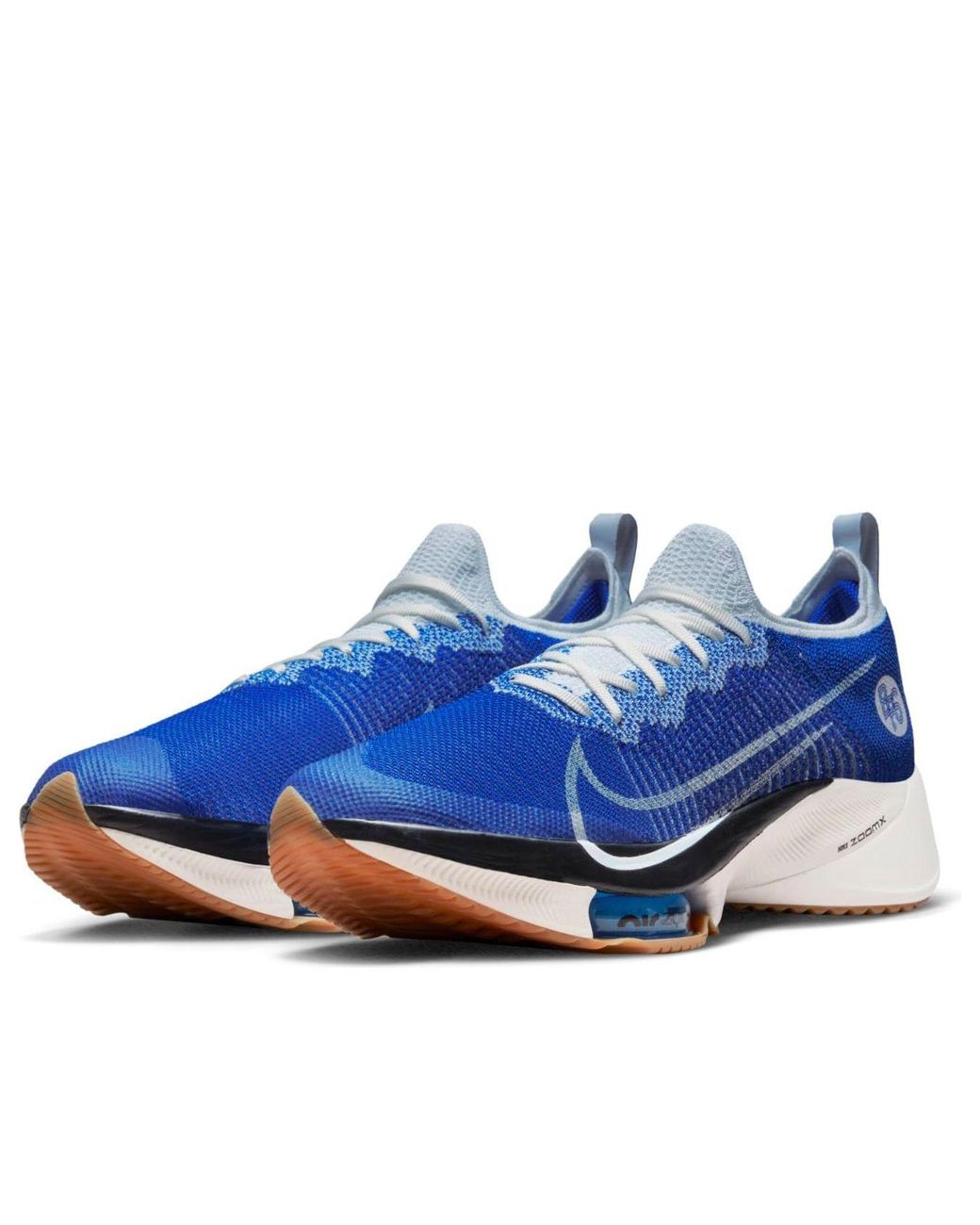 Nike Blue Air Zoom Tempo Next% Flyknit Ribbon Sports' for men