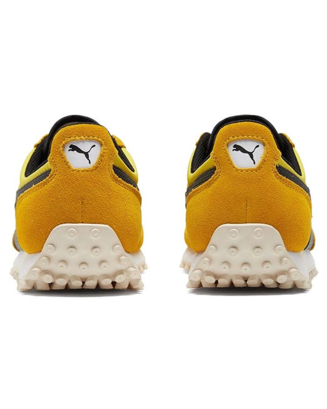 PUMA Yellow Fast Rider Low Top Running Shoes for men