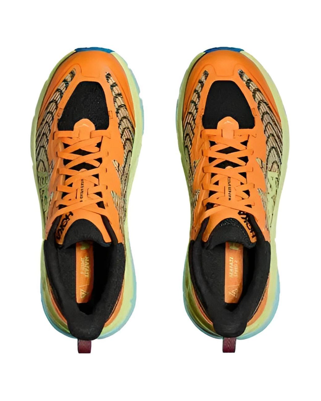 Hoka One One Brown Mafate Speed 4 'Solar Flare Lettuce' for men