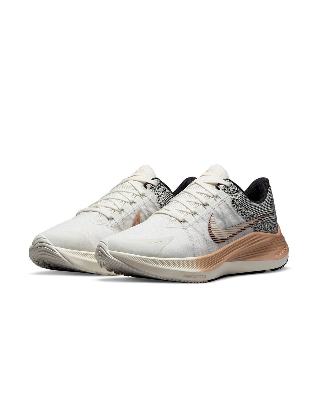 Nike White (Wmns) Air Zoom Winflo 8 Premium 'Sail Metallic Copper Coin'