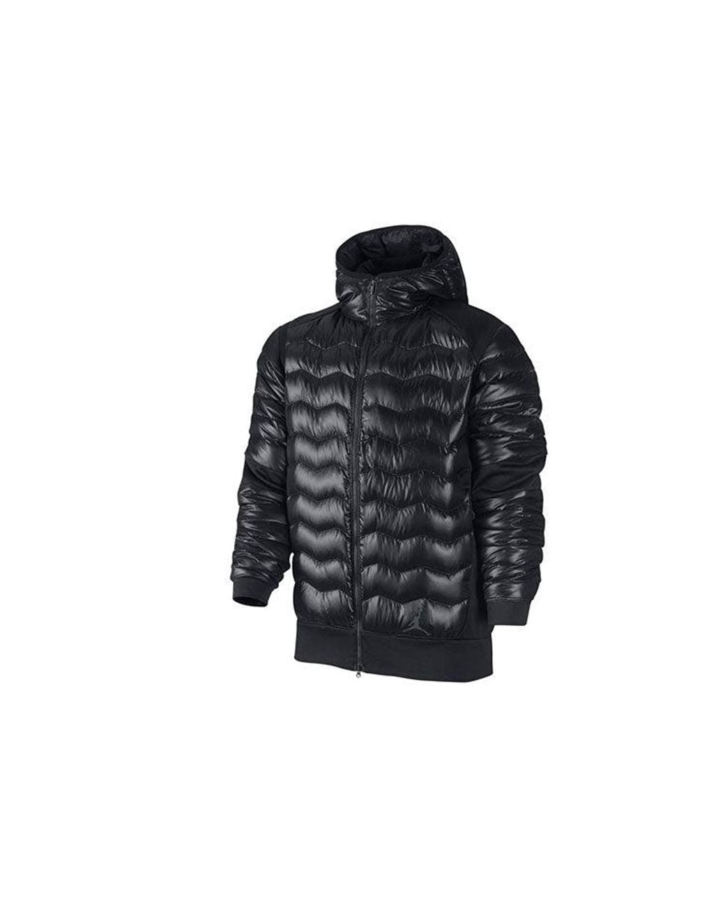 Nike Blue Protection Against Cold Stay Warm Hooded Down Jacket for men