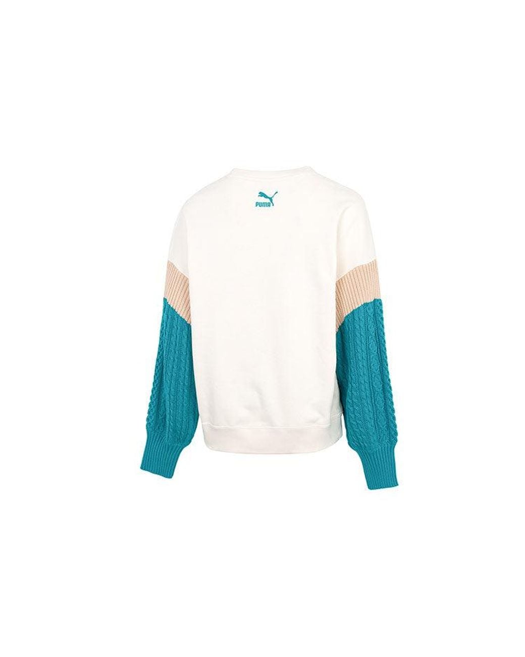 PUMA Blue (Wmns) Colorblock Sweatshirt